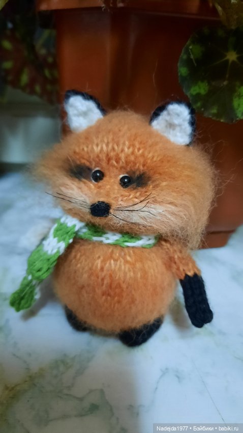 Связанные лисята — Вязаные игрушки и амигуруми: крючком (фото 3)