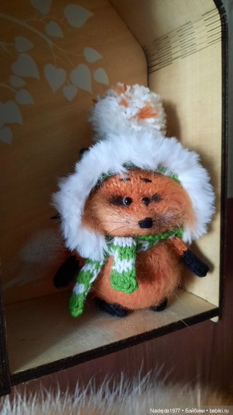 Связанные лисята — Вязаные игрушки и амигуруми: крючком