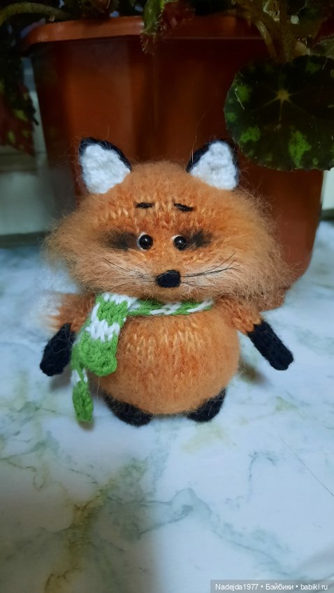 Связанные лисята — Вязаные игрушки и амигуруми: крючком (фото 7)