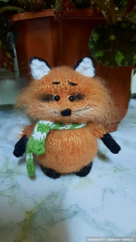 Связанные лисята — Вязаные игрушки и амигуруми: крючком (фото 8)