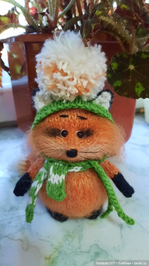 Связанные лисята — Вязаные игрушки и амигуруми: крючком