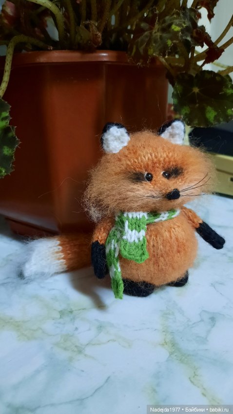 Связанные лисята — Вязаные игрушки и амигуруми: крючком (фото 4)