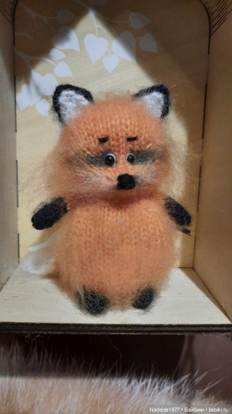 Связанные лисята — Вязаные игрушки и амигуруми: крючком