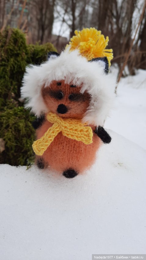 Связанные лисята — Вязаные игрушки и амигуруми: крючком