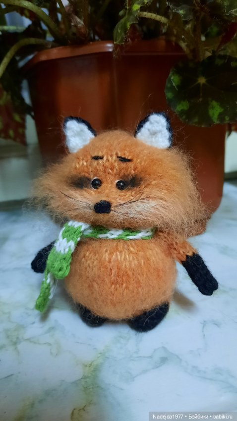 Связанные лисята — Вязаные игрушки и амигуруми: крючком (фото 9)