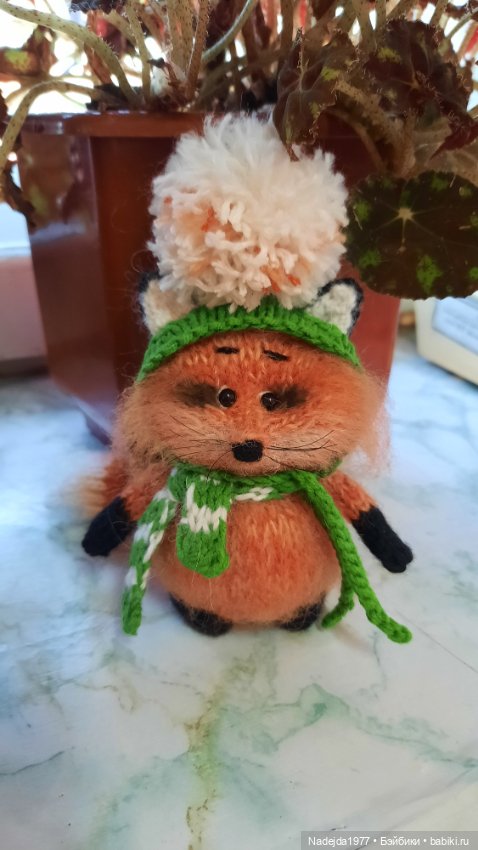 Связанные лисята — Вязаные игрушки и амигуруми: крючком