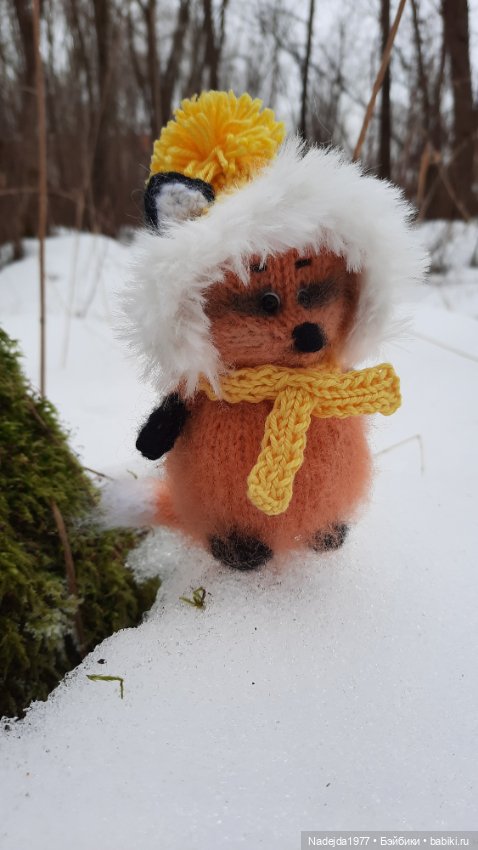 Связанные лисята — Вязаные игрушки и амигуруми: крючком