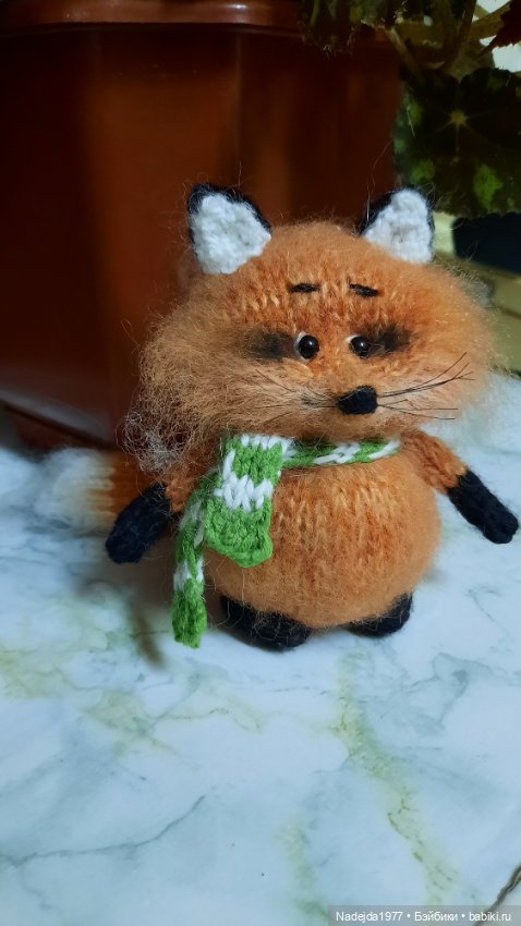 Связанные лисята — Вязаные игрушки и амигуруми: крючком (фото 10)