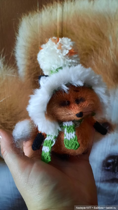 Связанные лисята — Вязаные игрушки и амигуруми: крючком