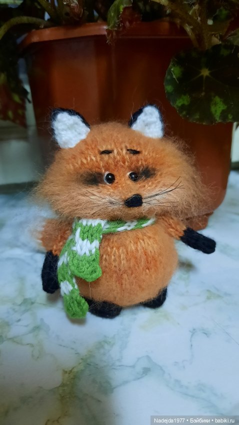 Связанные лисята — Вязаные игрушки и амигуруми: крючком (фото 6)