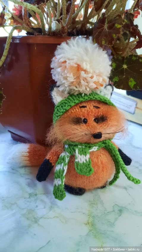 Связанные лисята — Вязаные игрушки и амигуруми: крючком