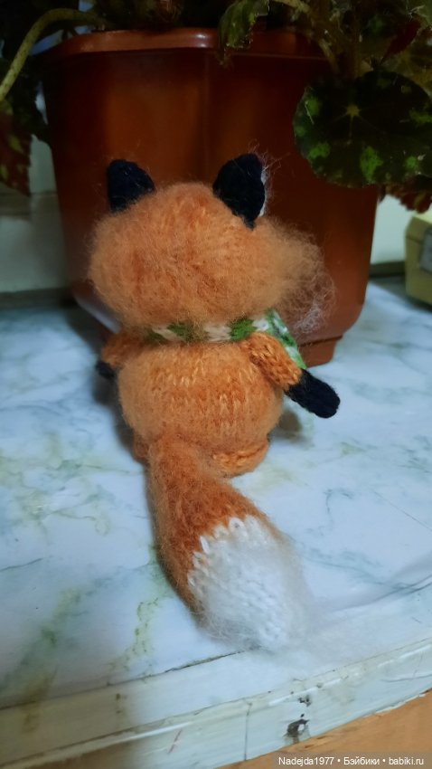 Связанные лисята — Вязаные игрушки и амигуруми: крючком