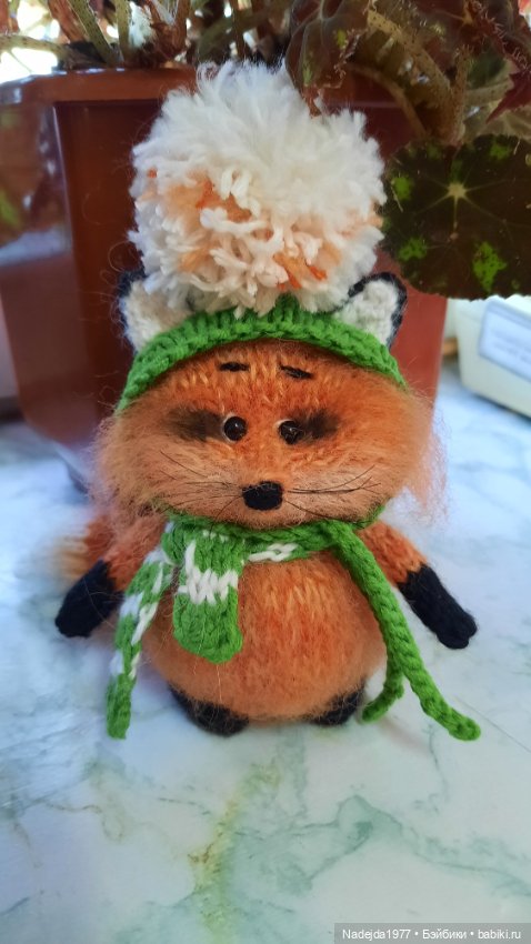 Связанные лисята — Вязаные игрушки и амигуруми: крючком