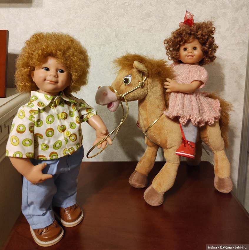 Я люблю свою лошадку — Куклы Rosemarie Anna Muller (Мюллер): Вихтели (Wichtel)