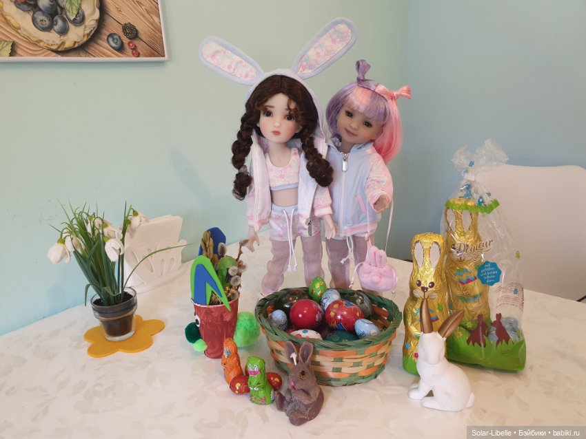 Пасхальный зайчик Avril Ruby Red Fashion Friends (фото 9)