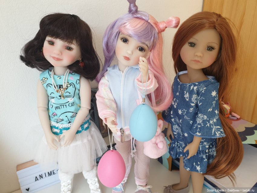 Пасхальный зайчик Avril Ruby Red Fashion Friends (фото 6)