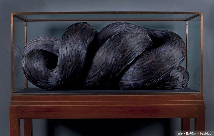 Скульптуры из перьев Кейт МакГвайр (Kate MccGwire) (фото 2)