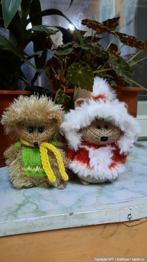 Ещё порция повязушек. Мышонок, ёжик