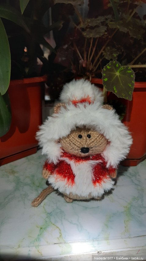 Ещё порция повязушек. Мышонок, ёжик (фото 6)