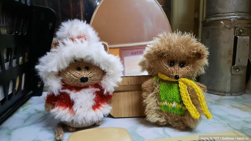 Ещё порция повязушек. Мышонок, ёжик