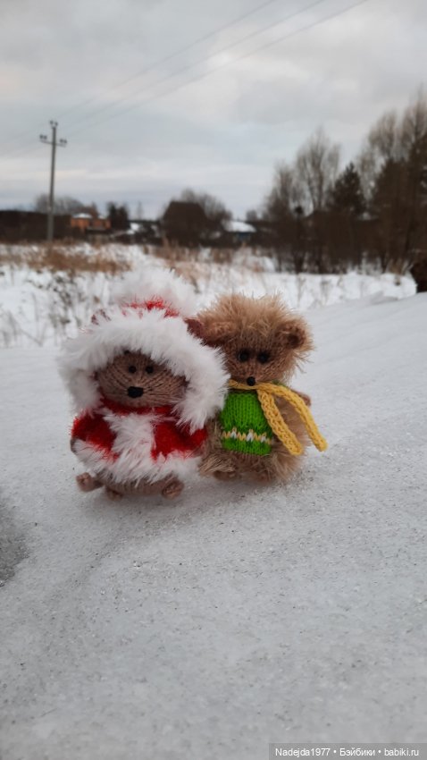 Ещё порция повязушек. Мышонок, ёжик