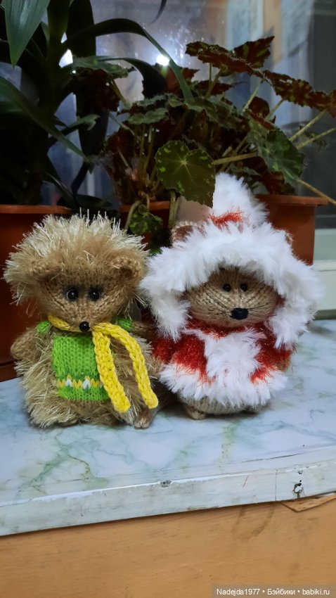 Ещё порция повязушек. Мышонок, ёжик