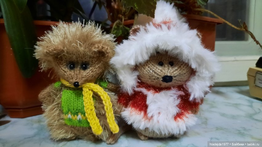 Ещё порция повязушек. Мышонок, ёжик