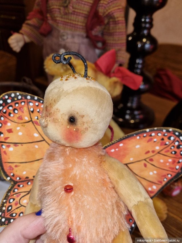 Бабочка ждёт лета — Авторские мишки Тедди и друзья: фото (фото 3)