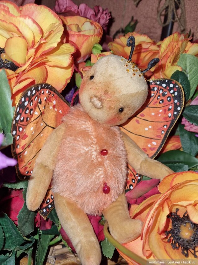 Бабочка ждёт лета — Авторские мишки Тедди и друзья: фото (фото 7)