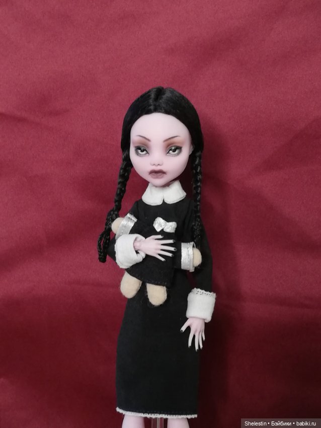 Семейка Аддамс: Венсдей — ООАК Monster High и Ever After High: репейнт (фото 5)