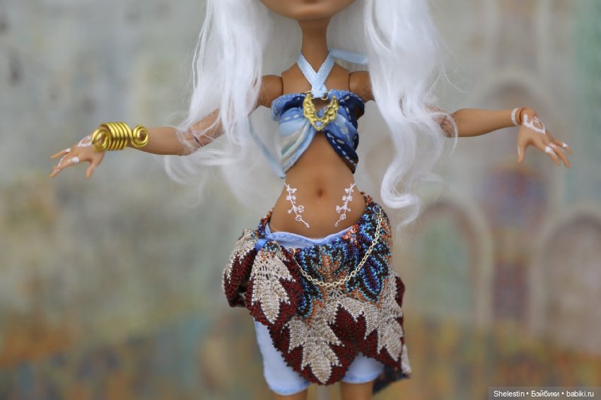 Восточная танцовщица — ООАК Monster High и Ever After High: репейнт (фото 4)