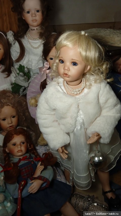 Снегурочка Лиз — Фарфоровые куклы Donna Rubert (Руберт): The Doll Artworks