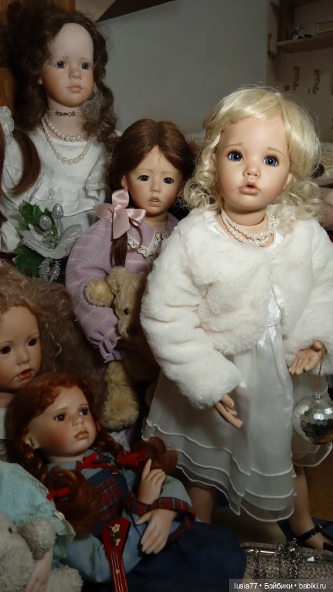 Снегурочка Лиз — Фарфоровые куклы Donna Rubert (Руберт): The Doll Artworks