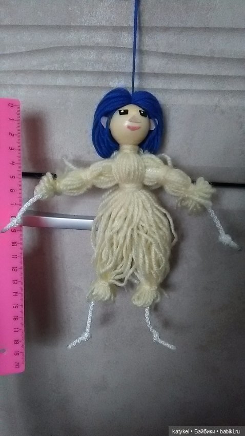 Быстрокукла из ниток — Авторские игрушки из разных материалов: синельная проволока (фото 8)