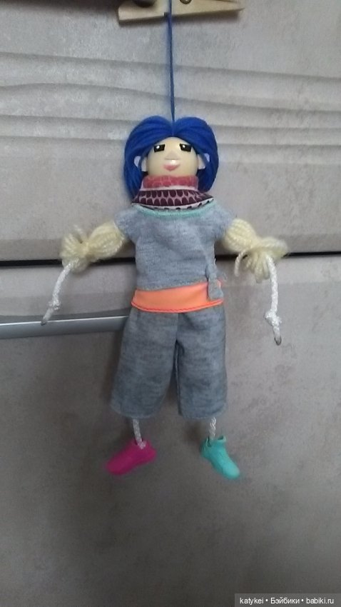 Быстрокукла из ниток — Авторские игрушки из разных материалов: синельная проволока