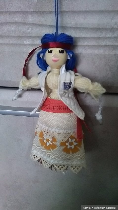 Быстрокукла из ниток — Авторские игрушки из разных материалов: синельная проволока (фото 10)