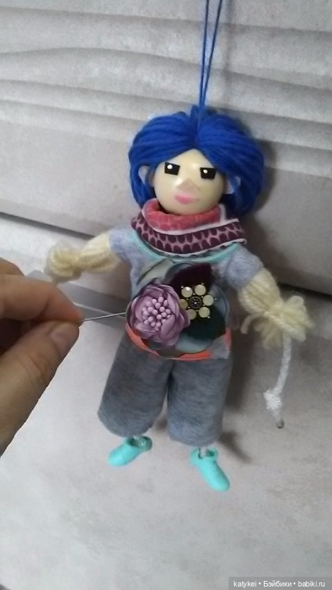 Быстрокукла из ниток — Авторские игрушки из разных материалов: синельная проволока
