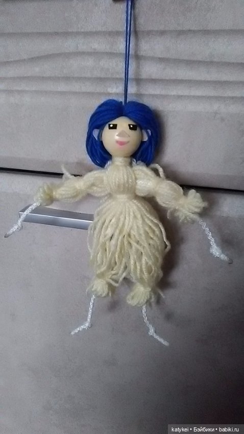 Быстрокукла из ниток — Авторские игрушки из разных материалов: синельная проволока (фото 5)