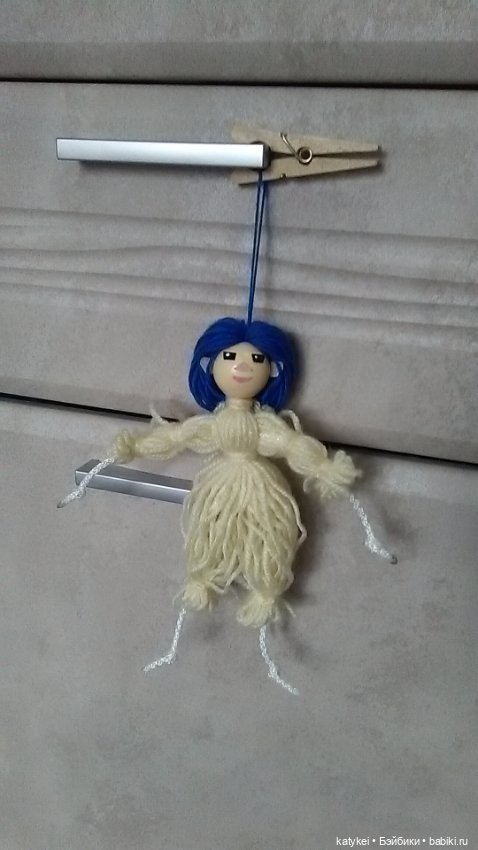 Быстрокукла из ниток — Авторские игрушки из разных материалов: синельная проволока (фото 9)