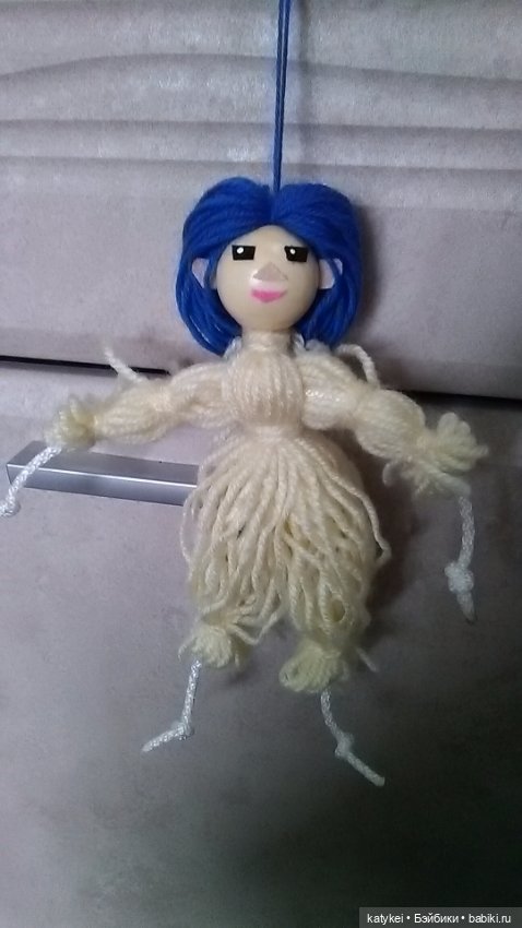 Быстрокукла из ниток — Авторские игрушки из разных материалов: синельная проволока (фото 3)