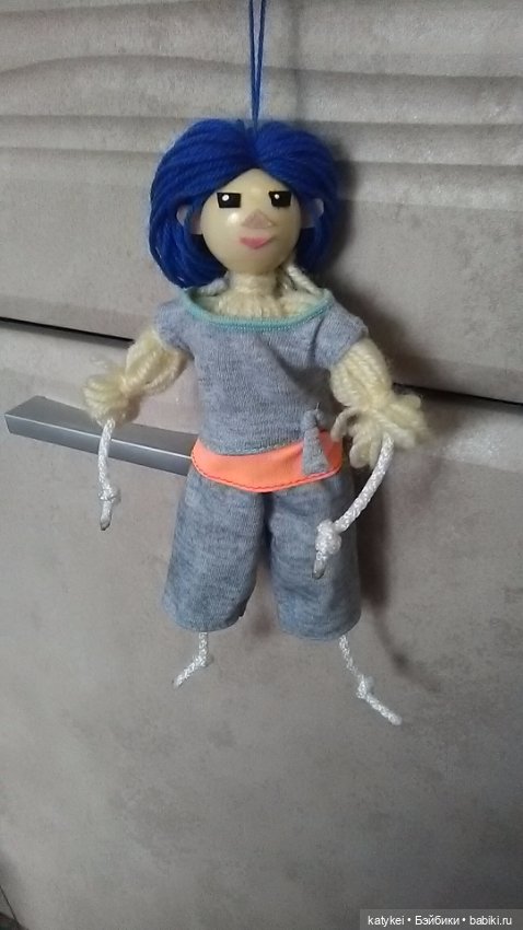 Быстрокукла из ниток — Авторские игрушки из разных материалов: синельная проволока