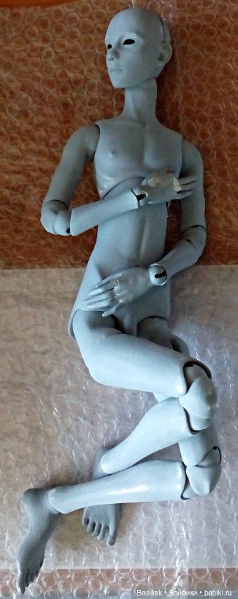 Мальчик 03. Процесс — Авторские шарнирные куклы своими руками: лепка (фото 4)