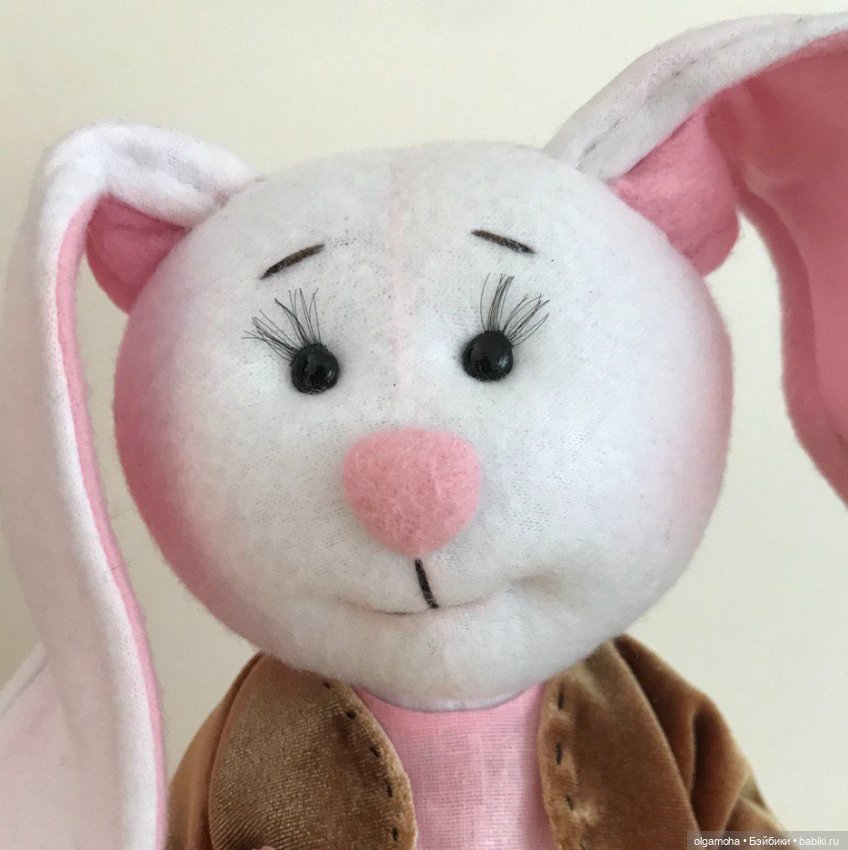 Влюбленные кролики — Авторские текстильные куклы: Вальдорфские (фото 5)