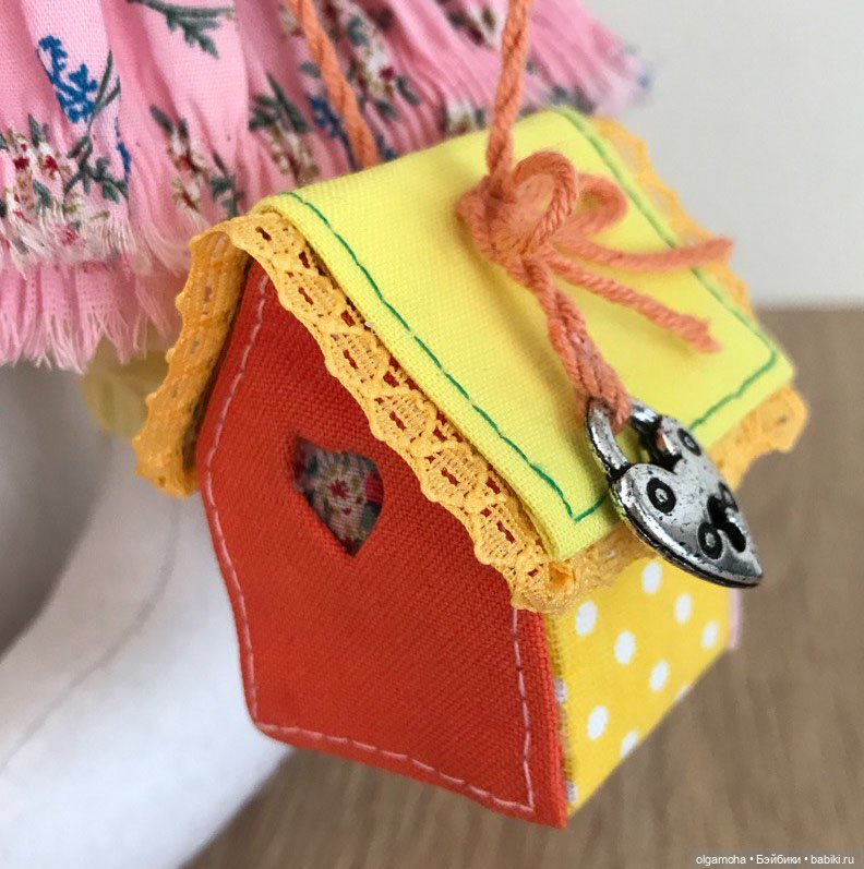 Влюбленные кролики — Авторские текстильные куклы: Вальдорфские (фото 7)