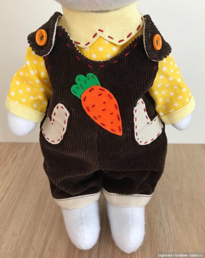 Влюбленные кролики — Авторские текстильные куклы: Вальдорфские (фото 3)