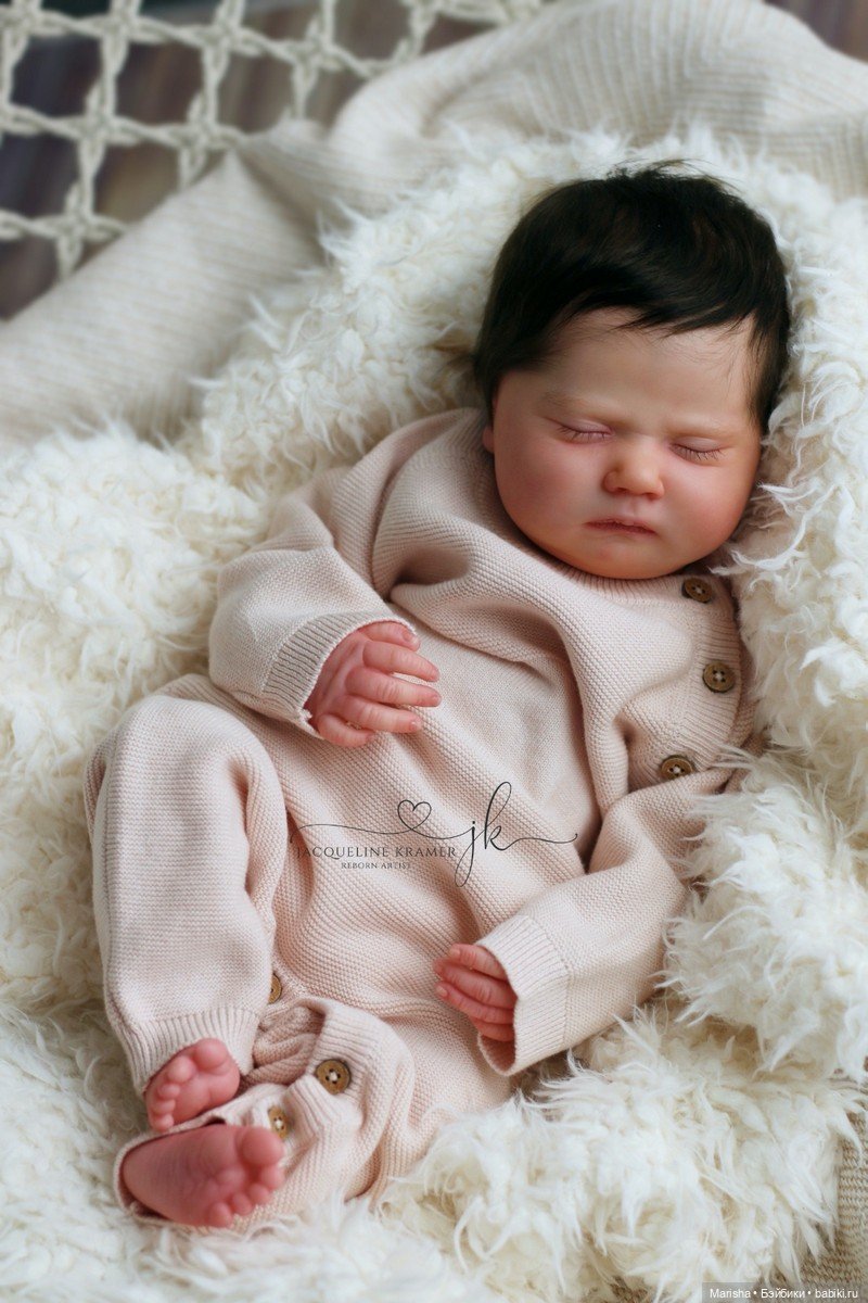 Realborn Silvia asleep (Bountiful Baby), автор прототипа Jacqueline Kramer (фото 8)