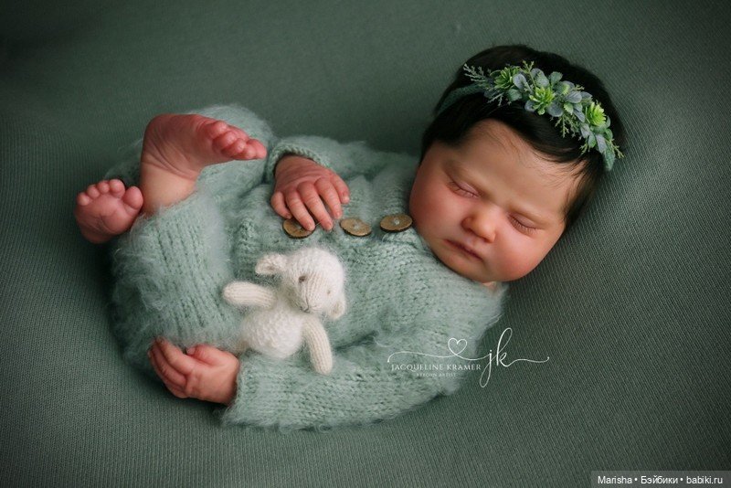Realborn Silvia asleep (Bountiful Baby), автор прототипа Jacqueline Kramer (фото 2)