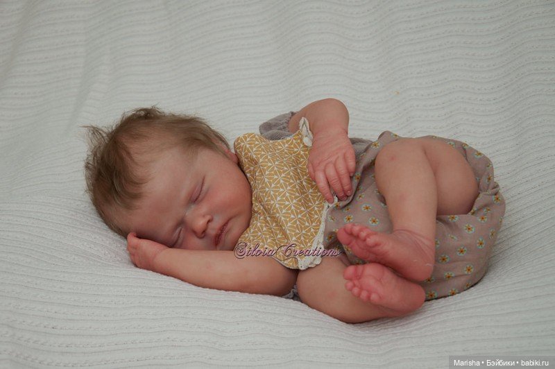 Realborn Silvia asleep (Bountiful Baby), автор прототипа Silvia Ezquerra (фото 6)