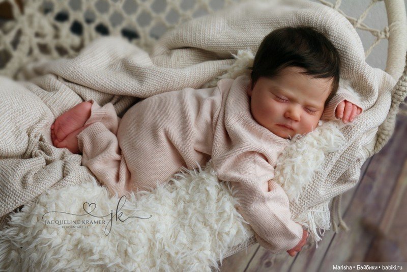 Realborn Silvia asleep (Bountiful Baby), автор прототипа Jacqueline Kramer (фото 3)