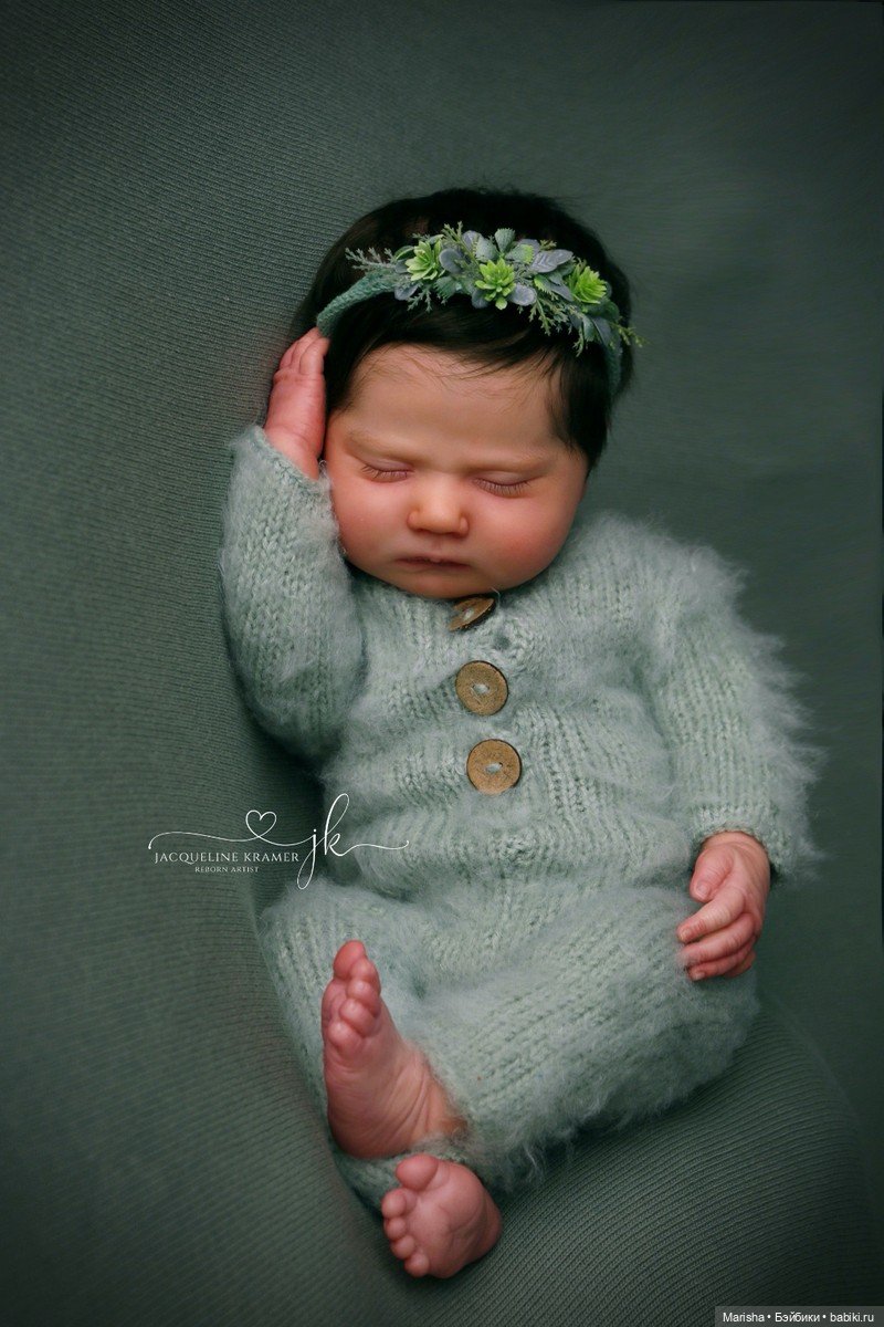 Realborn Silvia asleep (Bountiful Baby), автор прототипа Jacqueline Kramer (фото 6)